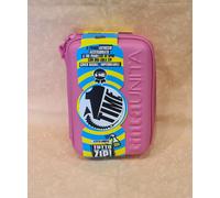 ASTUCCIO ONE TIME tintaUNITA ROSA 1 zip 3 scomparti cod.28877