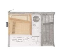 Astuccio organizer grigio