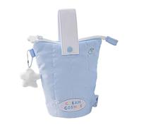 Astuccio organizer per matite, per ragazze e ragazzi, organizer per cancelleria, organizer compatto per cancelleria, grande capacità, manico rimovibile per matite e penne, Blu, Consulte la descripción