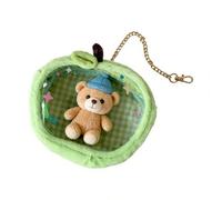 Astuccio organizer - trasparente a forma di frutta per esporre bambole di peluche | trasparente per esporre figurine, per ragazze bambini in età prescolare compleanno Natale anno