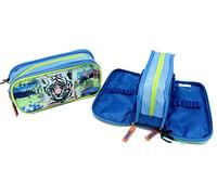 Astuccio Organizzato 3 zip Blu Boy WWF