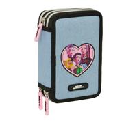 ASTUCCIO ORGANIZZATO 3 ZIP DEMON HUNTERS AZZURRO