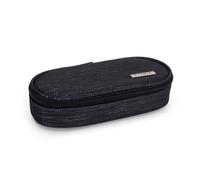 Astuccio Ovale Organizzato Lurex Nero Comix