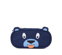 ASTUCCIO ovale PENCIL CASE affenzahn ORSO blu SCUOLA materiale riciclato