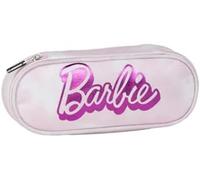 ARTESANÍA CERDÁ Astuccio Portapenne Barbie Ovale Rosa – Cerniera – 8,5x5x22,5 cm