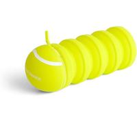 Astuccio pallina da tennis allungabile in silicone scuola Jannik Sinner Tennis Chiusura zip - giallo fluo + portachiave racchetta