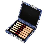 Astuccio per ance, Protezione in legno e seta per ance, Custodia ance oboe e sassofono, for musicisti professionisti, studenti e appassionati di strumenti a fiato