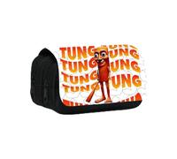 Astuccio per bambini a doppio strato per bambini Astuccio di grande capacità Sahur Adatto per gli alunni della scuola primaria,Style 2