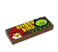 Astuccio per bambini Angry Birds. Parte anteriore con inserti rimovibili per personalizzare il design.
