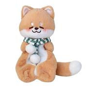 Astuccio per bambini, grande capacità, per cancelleria, astuccio in peluche, per appunti, gomma, righello, rossetti, auricolari, scuola, viaggi, ufficio, bambini e studenti, Shiba Inu, Refer to
