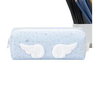 Astuccio Per Bambini Portapenne Custodia Borsa Wing Star con Grande | Pochette Portapenne Trucco da Ragazze Per Scuola Lavoro Asilo Prescuola Casa All'Aperto Viaggio Aula Studio