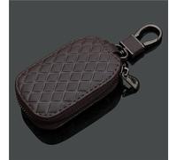 Astuccio per chiave auto Custodia protettiva per chiave auto con cerniera, custodia per telecomando, regalo(Drak Brown)