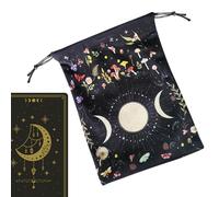 Astuccio per gioielli - Sacchetti in velluto con coulisse, sacchetti in morbido velluto per spedizionieri, carte Oracle, borse organizer da viaggio mistiche per strumenti spirituali, accessori per
