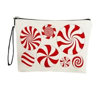 Astuccio per il trucco - Astuccio da viaggio | Sacchetto cosmetico di caramelle di Natale | Borsa per il trucco all'aperto portatile | Organizzatore per il trucco | Astuccio da toilette cosmetico, C