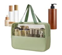Astuccio per il trucco da viaggio | Astuccio da viaggio Organizzatore - Tasche con cerniera trasparente per cosmetici accessori da spiaggia auto treno gioielli, verde, Se référer au descriptif, Fare