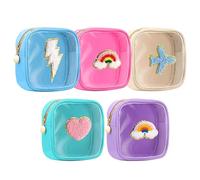 Astuccio per il trucco natalizio,organizer impermeabile per oggetti da toilette - borse per il trucco a tema natalizio,per donne e ragazze pennello labbra base gioielli viaggio va