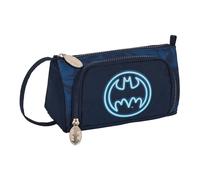 Astuccio per la Scuola con Accessori Batman Legendary Blu Marino 20 x 11 x 8.5 c