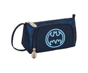 Astuccio per la Scuola con Accessori Batman Legendary Blu Marino 20 x 11 x 8.