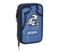 Astuccio per la Scuola con Accessori El Niño Bahia Azzurro 12.5 x 19.5 x 4 cm