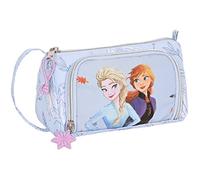 Astuccio per la Scuola con Accessori Frozen Believe 20 x 11 x 8.5 cm Lilla (32 Pezzi)