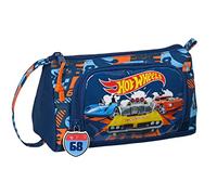 Astuccio per la Scuola con Accessori Hot Wheels Speed club Arancio (20 x 11 x 8.5 cm) (32 Pezzi)