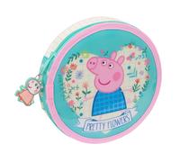 Astuccio per la Scuola con Accessori Peppa Pig Pretty flowers Giallo Menta 18