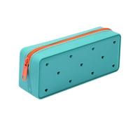 Astuccio per la scuola in silicone, impermeabile, per cancelleria, motivo squalo, astuccio in silicone, astuccio per penne per studenti, Blu, Refer to description, Unisex