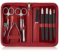 Astuccio per manicure Clauss, 10 pezzi, rosso