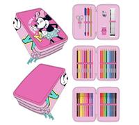 Minnie Mouse Plumier Triplo Minnie Mouse Fucsia 12,5 X 6,5 X 19,5 cm S_0301_S074