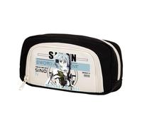 Astuccio per matite a tema anime Kirigaya Kazuto, per studenti, Yuuki, Asuna, AsadaShino, grande capacità, con stampa di cartoni animati, astuccio con cerniera, idea regalo per la scuola, per ragazzi