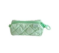 Astuccio per matite ad alta capacità, astuccio per penne, matite, borsa da viaggio, organizer portatile per studenti e ragazze, portatile e supporto, Verde