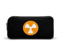 Astuccio per matite ad alta capacità, motivo: pericolo nucleare, divertente organizer per penne e matite