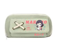 Astuccio per matite anime Kochou Shinobu Anime Hashibira Inosuke/Kochou Shinobu astuccio per penne grande capacità per studenti 21 x 11 cm, Tipo 2, 21*11cm, Astuccio