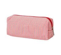 Astuccio per matite - astuccio grande capacità, organizer con chiusura lampo, per ufficio, scrivania, insegnamento, disegno prescolare, lezioni d'arte per bambini, Colore: rosso, vedi