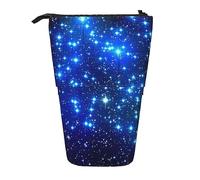 Astuccio per matite, carino astuccio in piedi, astuccio retrattile, borsa organizer per cancelleria Imagine sky and sea, Galassia Stelle, Taglia unica, Ewfffd