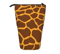Astuccio per matite, carino astuccio in piedi, astuccio retrattile, borsa organizer per cancelleria Imagine sky and sea, Stampa giraffa., Taglia unica, Ewfffd