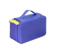 Astuccio Per Matite Colorate Astuccio portapenne da 32/48/72 fori for matite colorate multifunzione grande capacità borsa portaoggetti for penne da disegno scuola cancelleria Per Matite(Blue-72 Holes)