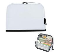 Astuccio per matite con cerniera Astuccio per matite grande Alice Blue Storage Borse per matite Ragazze Classroom Pen Pouch Organizzatore personalizzato Forniture per il ritorno a scuola