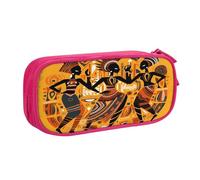 Astuccio per matite con donne che ballano africano, per ragazzi e ragazze, stile etnico, grande, organizer per cancelleria da scrivania, astuccio per matite per scuola e ufficio, borsa per il trucco