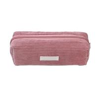 Astuccio per matite con grande capacità, per ragazze, con chiusura lampo, per la scuola elementare, scuola media, liceo, rosa., vedi descrizione, Vedi descrizione