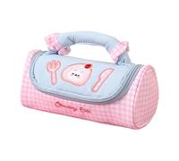 Astuccio per matite, con manico, per articoli da toeletta, ampia apertura, per donne, ragazze, bambini, adolescenti, casa, scuola, scuola, dormitorio, ufficio, viaggi, viaggi all'aperto, Blu, Fare