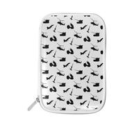Astuccio per matite con motivo esercito dei trasporti di guerra, astuccio per matite con cerniera per aeroplano, astuccio da viaggio, organizer per cosmetici, per scuola, ragazze e ragazzi, Multi,