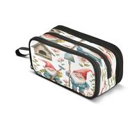 Astuccio per matite con nano, grande capacità, per ragazzi e ragazze, astuccio a 3 scomparti, per studenti, cancelleria, pennarelli, per scuola, ufficio, lavoro, Giardiniere Nano, Taglia unica,