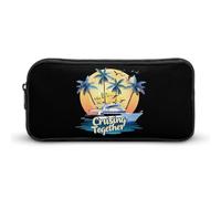 Astuccio per matite con scritta "I Love It When We're Cruising Together", grande capacità, per penne, cancelleria e trucchi