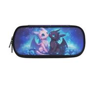 Astuccio per matite con simpatico drago per bambini, astuccio speciale, forniture per il giorno scolastico per studenti universitari, adolescenti, adulti, elementi essenziali da viaggio, Kawaii Drago
