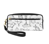 Astuccio per matite con stampa chimica, borsa per trucchi, accessorio per cosmetici, articoli di cancelleria, articoli da toeletta, compagno di viaggio