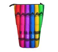 Astuccio per matite con supporto espandibile per pastelli, tessuto Oxford multi-design, altezza regolabile, borsa cosmetica multiuso