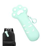 Astuccio per matite del fumetto,Borsa per matite del fumetto - Scatola di immagazzinaggio delle zampe di gatto,Scatola di immagazzinaggio organizzatrice in silicone morbido, astuccio per matite co,