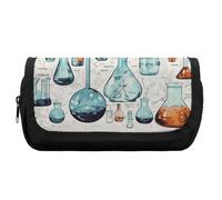 Astuccio per matite di grande capacità, con stampa chimica, astuccio per penne estetiche, organizer per strumenti da ufficio, Stile, One size