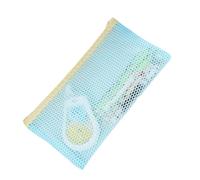 Astuccio per matite di grande capacità, in nylon, impermeabile, per ufficio scolastico, 22,5 x 12 cm, astuccio per studenti, Blu 10 pezzi